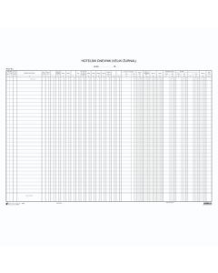 XII-5 HOTELSKI DNEVNIK; List, 59,4 x 42 cm