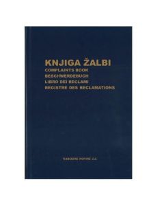 XII-50 KNJIGA ŽALBI; Knjiga 3 x 50 listova, 22 x 30 cm