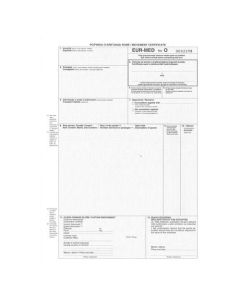 XIII-33 EUR - MED POTVRDA O KRETANJU ROBA; Komplet 3 lista (1+2), 21 x 29,7 cm