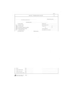 XIV-22 SKICA PREMJERAVANJA; Arak, 21 x 29,7 cm