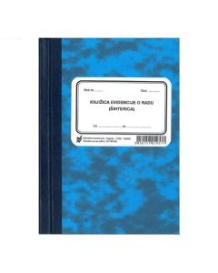 XV-33 KNJIŽICA EVIDENCIJE O RADU (ŠIHTERICA); Knjižica 160 stranica, 12 x 17 cm