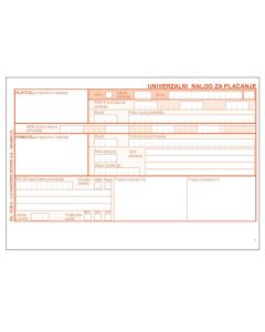 HUB-3 univerzalni nalog za plaćanje 1+2