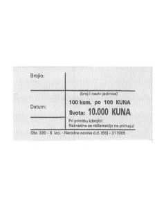 330-5 PASICA ZA 100 KUNA; Ovitak od 100 komada, Unutrašnje mjere 79 x 46 mm