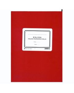 337 KNJIGA POSLANIH VRIJEDNOSNIH POŠILJKI; Knjiga 200 stranica, 24 x 35 cm