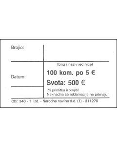 UT 340-1 PASICE 5 EURA 1/100