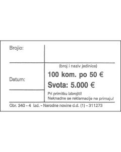 UT 340-4 PASICE 50 EURA 1/100