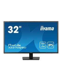 IIYAMA 32"  X3270QSU-B1 WQHD (2560x1440) IPS, 100Hz, 16:9, 3ms, 250 cd/m2, 1200:1, 1xHDMI/DP, 3xUSB-A, zvučnici, crni