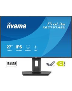IIYAMA 27" XB2797HSU-B1 FHD (1920x1080) 120Hz, Pivot, 350cd/m2, Speakers, HDMI, DP, 1ms, USB-Ax2, USB-Cx2