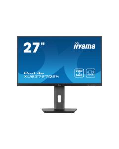 IIYAMA 27" XUB2797QSN-B2 QHD (2560x1440) IPS pivot, 16:9, 100Hz, 1ms, 300 cd/m2, 1300:1, HDMI/DP/USB-C 65W, USB hubx4, RJ45, zvučnici, crni