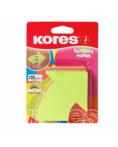 Blok samoljepivi Kores Fantasy neon 70x70mm 250 listova, strelica