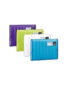 Mapa harmonika A4 s 13 pregrada, s gumicom, Foldermate One art. 50590, bijela