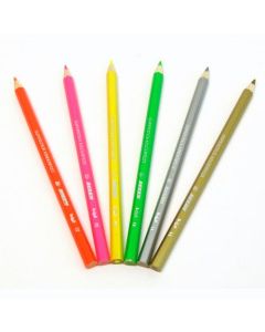 Bojica drvena Jolly Kinderfest neon roza