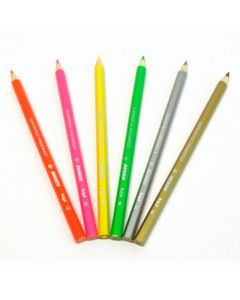 Bojica drvena Jolly Kinderfest neon žuta