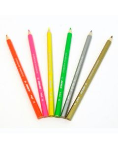 Bojica drvena Jolly Kinderfest neon zelena