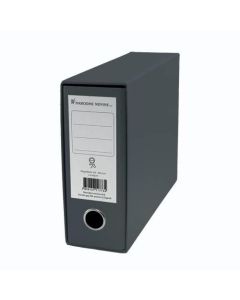 Registrator s kutijom A5, 8 cm, Nano, sivi