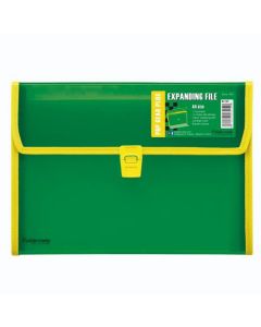 Mapa harmonika A4 s 12 pregrada, s kopčom, Foldermate Pop Gear Plus art. 11037, zelena