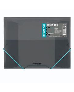 Fascikl s klapnama i gumicom PP A4, Foldermate Pop Gear Plus art.60901, crni