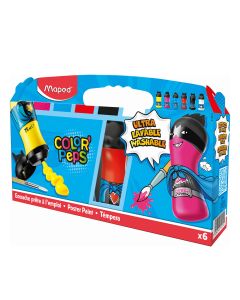 Boje tempere Maped Color'Peps 6/1 75ml u kartonskoj kutiji MAP810010