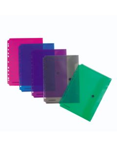 Kuverta s dugmetom PP A4, uložna, Foldermate Pop Gear art. 452, crna