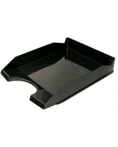 Ladica za spise, PVC, crna, Office products