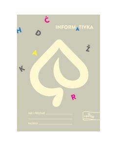 Bilježnica informativka,B6 60 listova tvrdi uvez