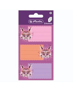 Naljepnice za ime 9/1 Wild Animals Ris Herlitz