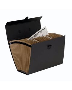 Mapa-organizer bankers box crna, unutarnja dimenzija 360x230