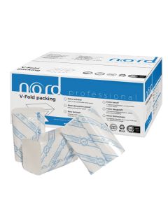 Ručnici papirnati složivi 180/1 21x21 cm, dvoslojni, bijeli, Nord