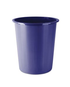 Koš za papir, PP, pune strane, 14L, plavi