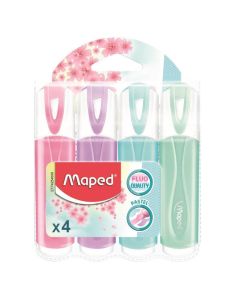 Tekstmarker Maped pastel 4/1 etui