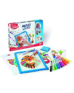 Set kreativni Maped Creativ, transparentna ploča Maske 6+