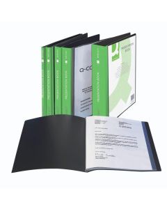 Mapa s varenim uložnim fasciklima A4/100, sa prednjom uložnom stranicom, Q-Connect