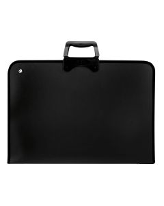 Torba plastična s ručkom Spree, 370x540 crna