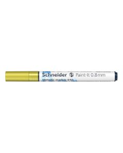Flomaster Schneider, Paint-It metalik marker 010, 0,8 mm, zlatni