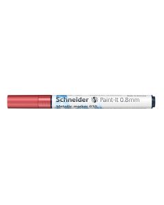 Flomaster Schneider, Paint-It metalik marker 010, 0,8 mm, crveni
