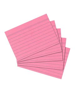 Kartica A5, diktando, set 1/100, 170 gramski papir, crvena, Herlitz