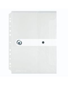 Kuverta s dugmetom PP A4, uložna, Easy orga to go, Herlitz, bijela