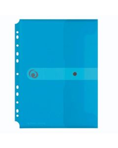 Kuverta s dugmetom PP A4, uložna, Easy orga to go, Herlitz, prozirno plava