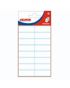 Etikete 12 x 40 mm, 6 listova, 96 komada, bijele, Herlitz