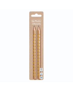Olovka grafitna 2/1 HB pure Glam, Herlitz