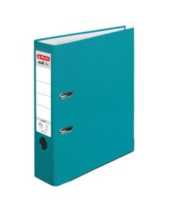 Registrator samostojeći A4, 8 cm, maX.file protect, Herlitz, tirkizni