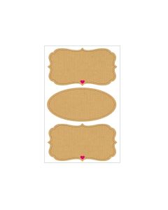 Naljepnice za označavanje Craft (3 lista sa 3 komada) Herlitz