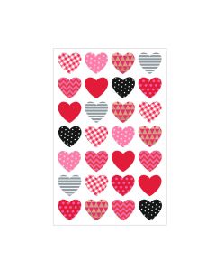 Naljepnice 3 lista Srca sort Herlitz