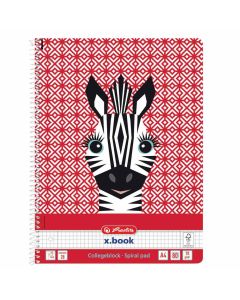 Blok kolegij A4 80 listova karo, Zebra, Herlitz