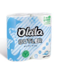 Ručnici papirnati bijeli Olala Butler, troslojni, rola 27cm, 2/1