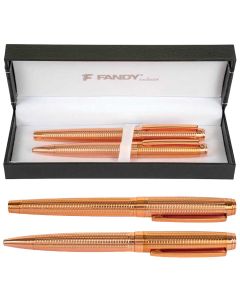 Pisaća garnitura Andromeda 192907, mjedena, kemijska olovka + roler
