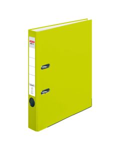 Registrator samostojeći A4, 5 cm, maX.file protect, Herlitz, neon zeleni
