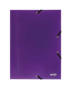 Fascikl A4 PP s gumicom, 75608, Spree, ljubičasti