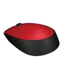 Miš Logitech M171, USB, bežični, crveni