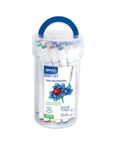 Flomasteri duo tip, 24/1, Spree Art